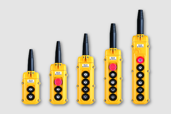 押釦スイッチ 新晃電気 AC 250V 3A 新品 ホイスト クレーン操作用 押しボタンスイッチ PBIC-23-Z クレーン ホイスト 新晃電機 押釦